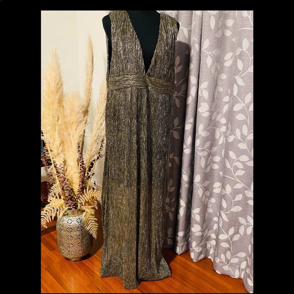 Metallic Gold Dress